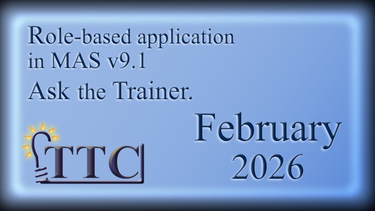February 2026 TTC's Ask the Trainer