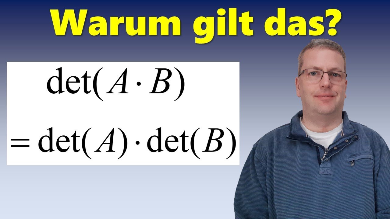 Determinante eines Produktes von Matrizen