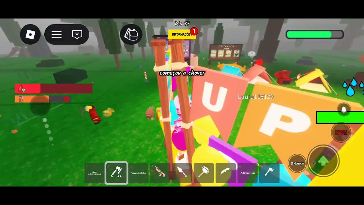 Sobrevivendo 60 noites no 99 noites na floresta !🧸#roblox#sasha ofc