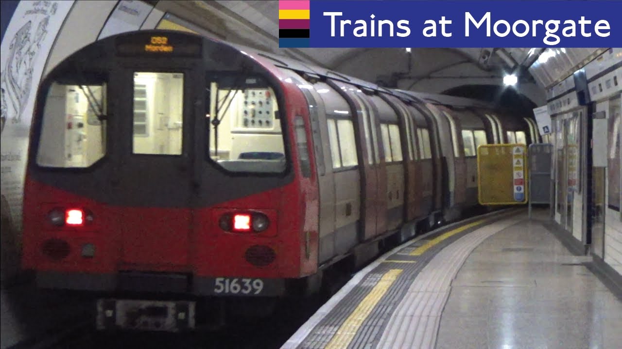 Great Northern, Circle, H&C, Metropolitan, And Northern Line Trains At Moorgate