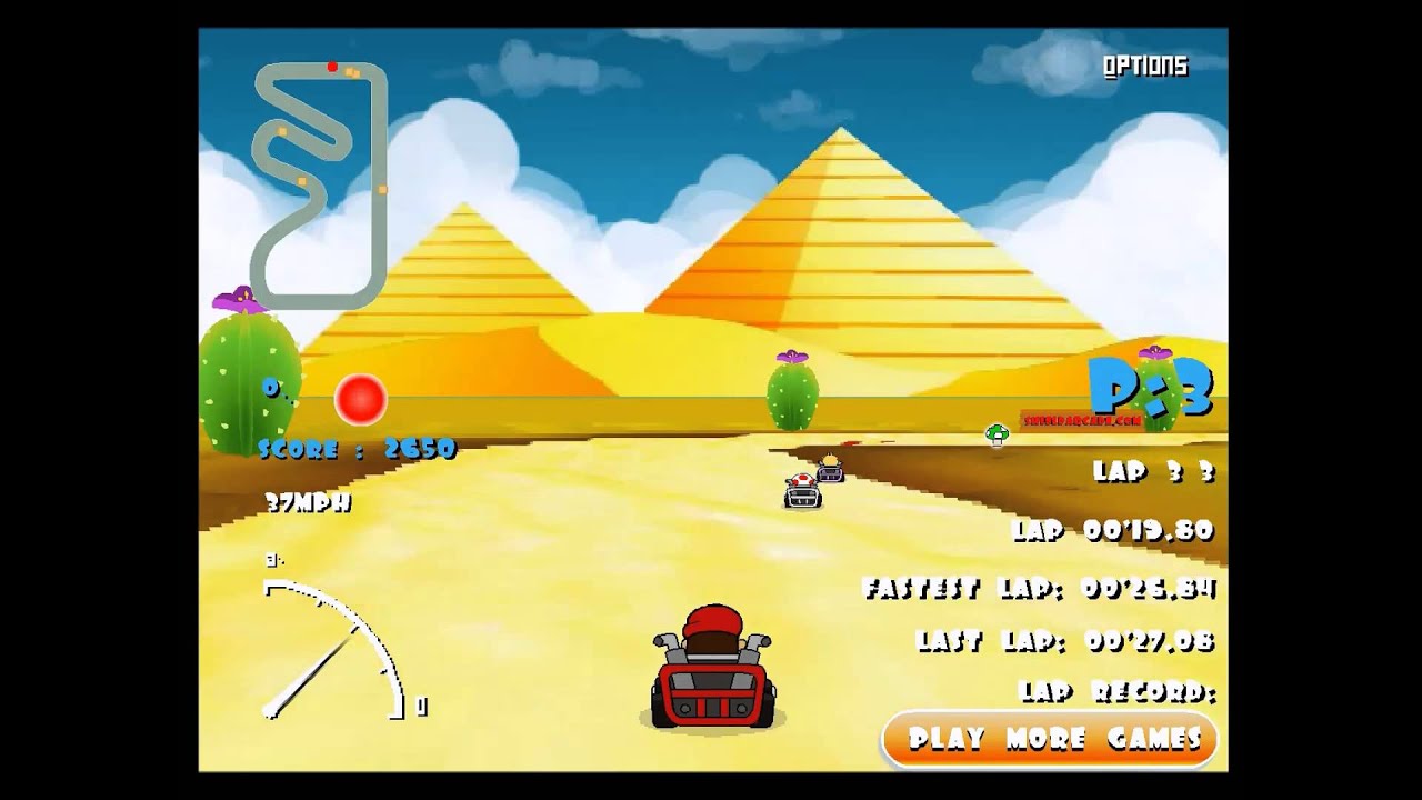 Mario Kart Flash Game