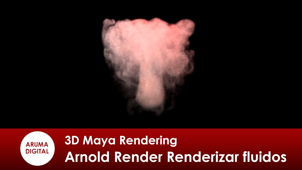 3D Maya 302 Rendering Arnold Renderizar fluidos