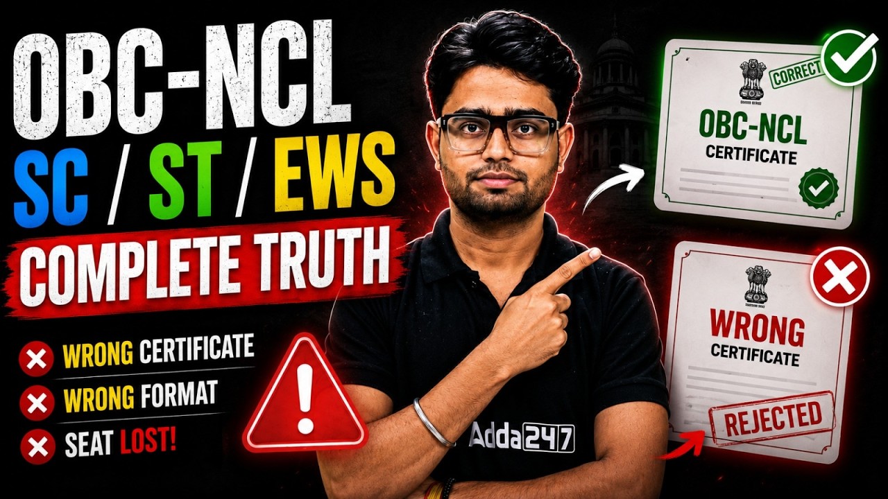 NEET 2026 OBC-NCL SC/ST/EWS Complete Truth 2026 | wrong certificate, wrong format & seat lost |