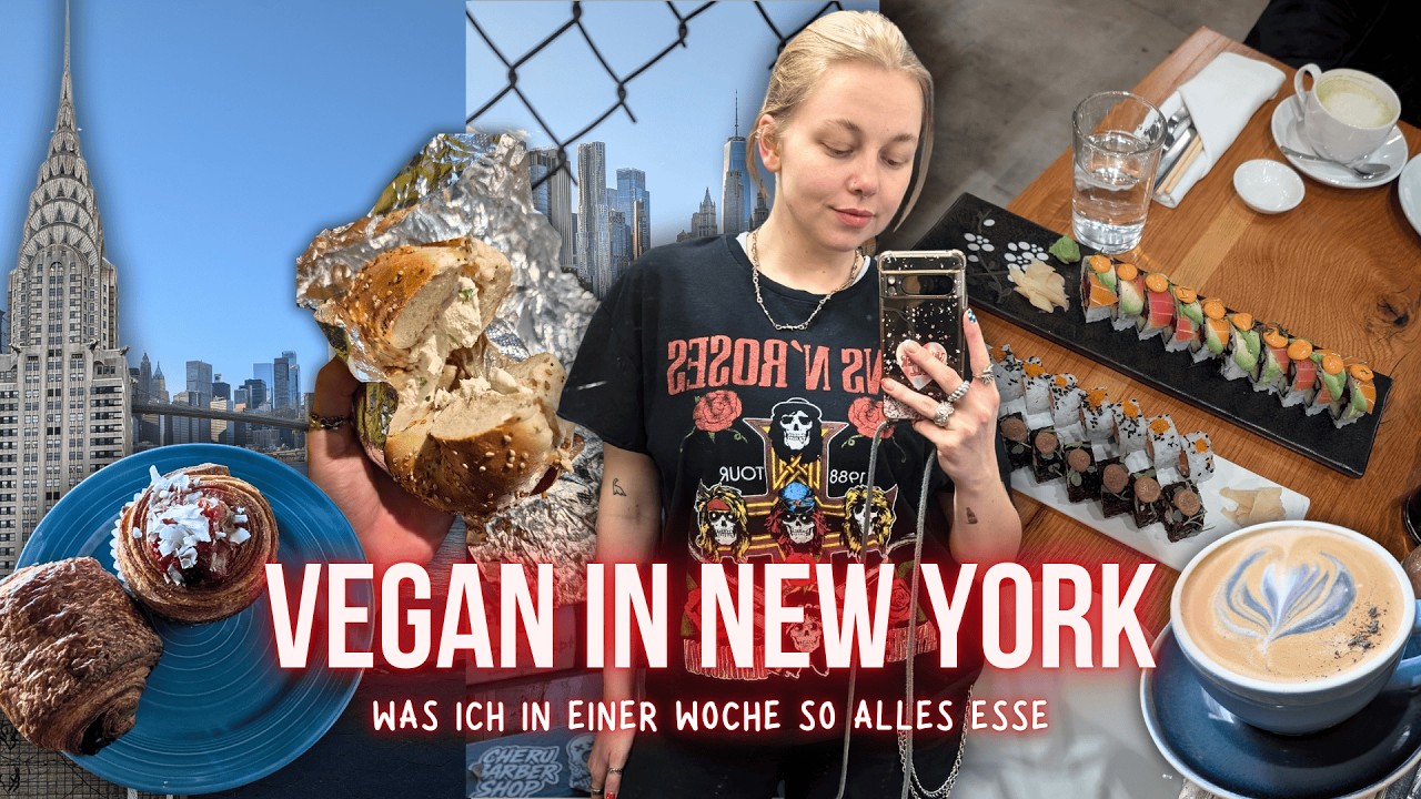 Vegan in New York 🌱🗽 (was ich in einer Woche esse) | Travel Vlog