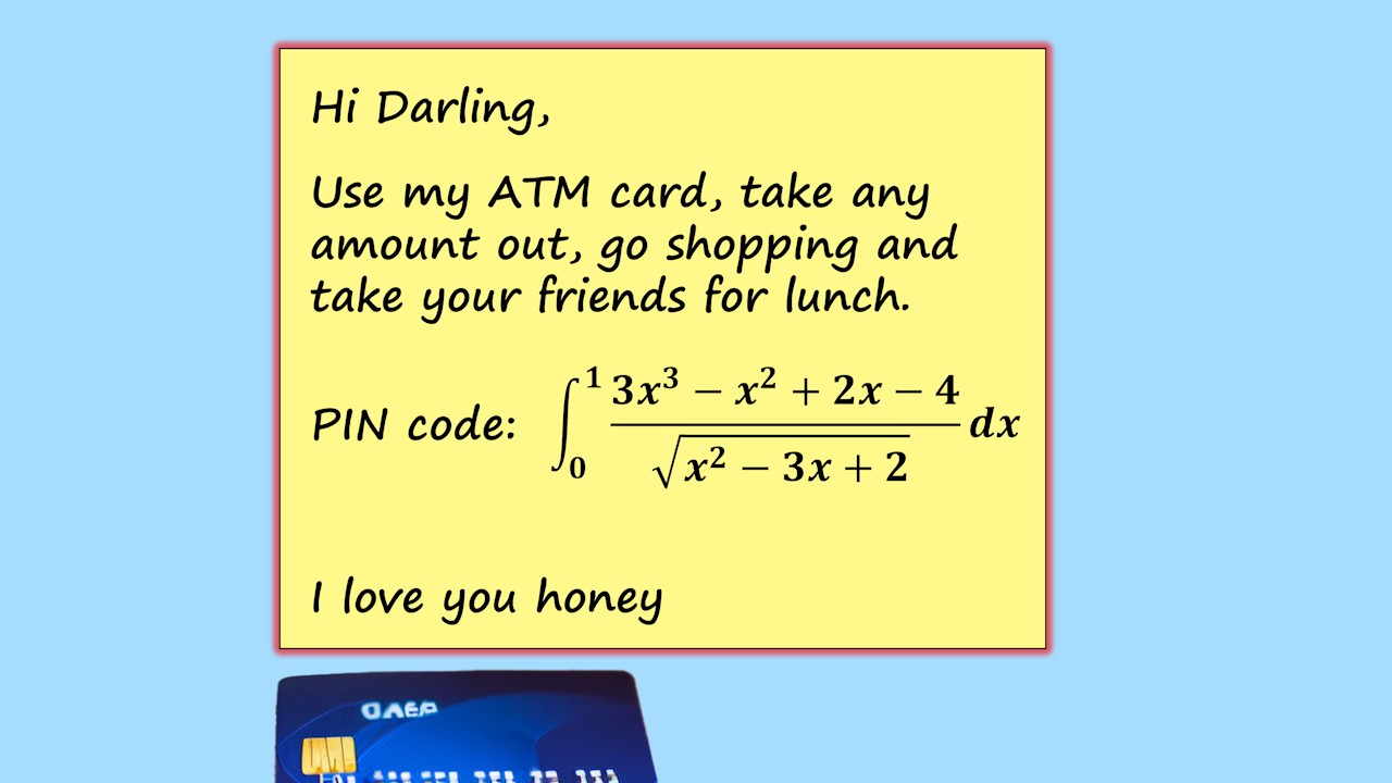 Viral question - solve this for the ATM card's PIN code