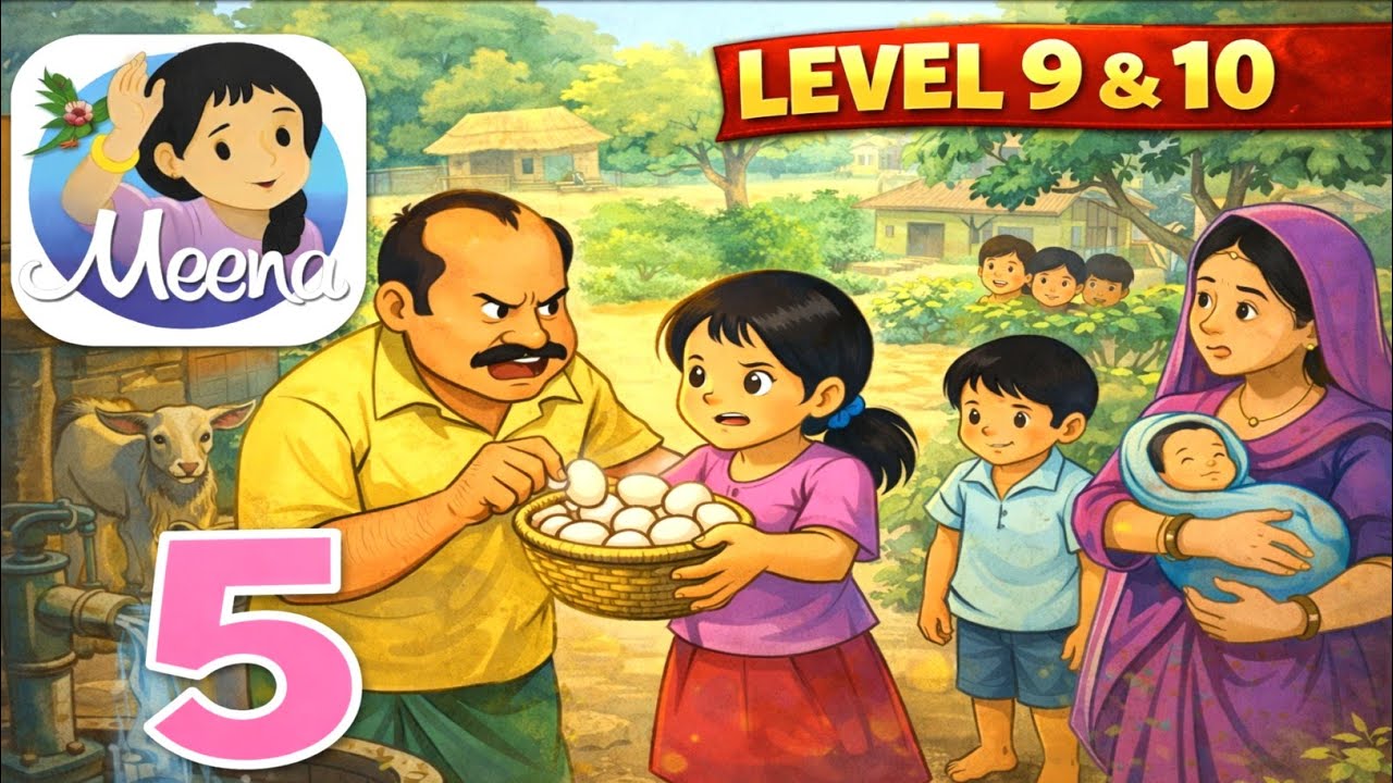 MEENA MOBILE GAMEPLAY BANGLA | MEENA GAME PART - 5 | SilentGamixX