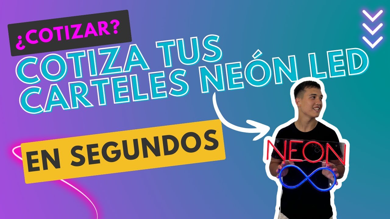 Calcula AUTOMATICAMENTE el precio de tus Carteles de Neon Led🚀