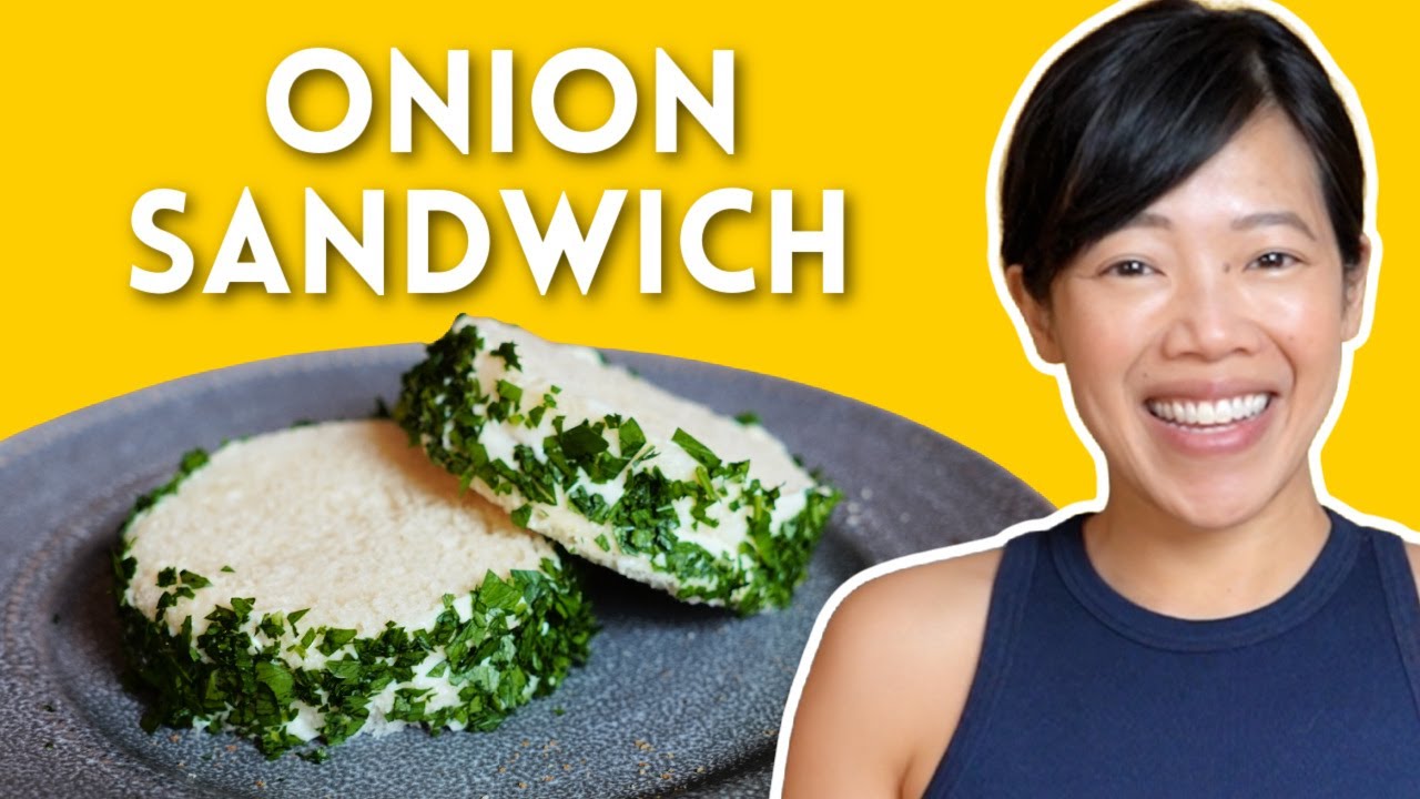 James Beard's Famous ONION Sandwich & Jacques Pépin's Radish Sandwich