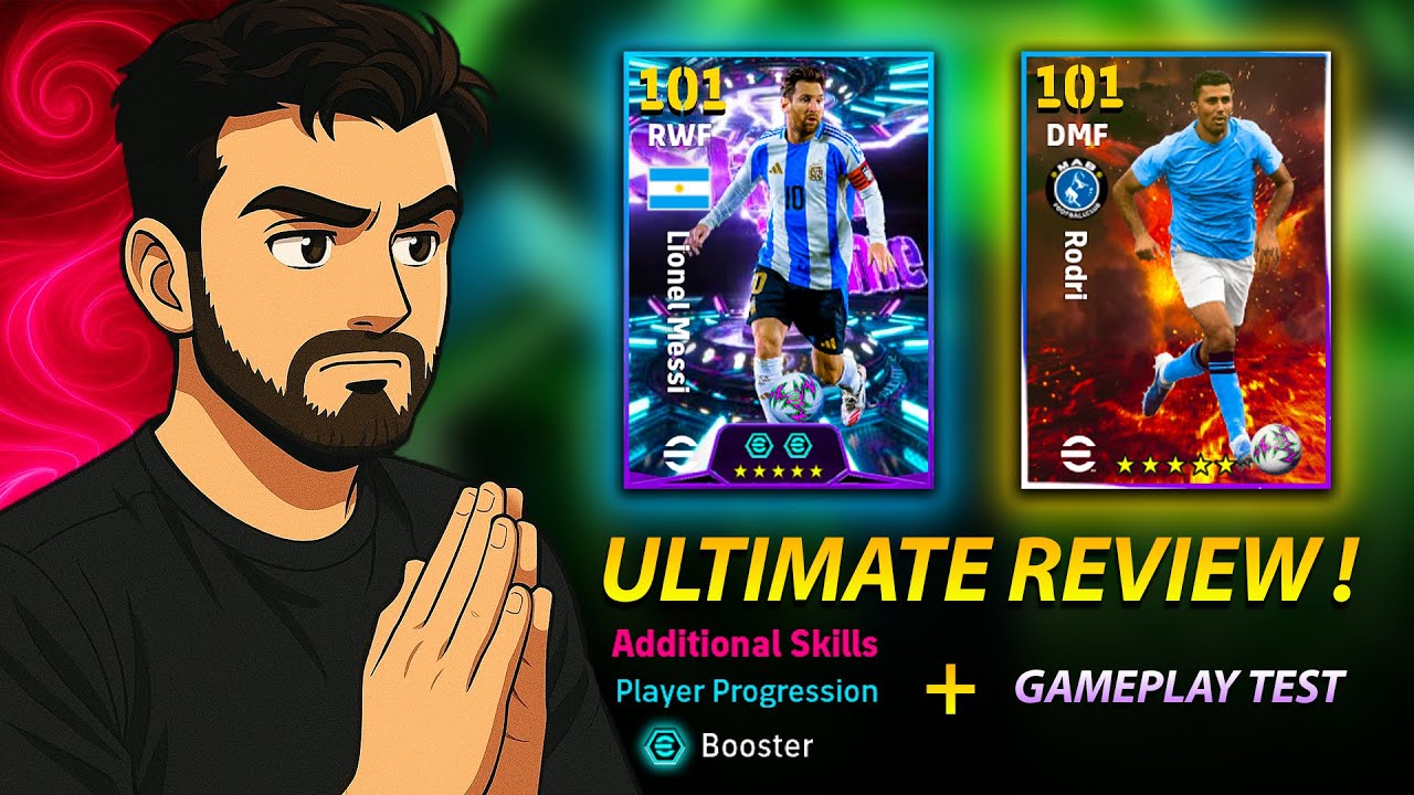 MESSI and RODRI Ultimate Review ! New Showtime and Nominating Contract CARDS in eFOOTBALL 2026 ...