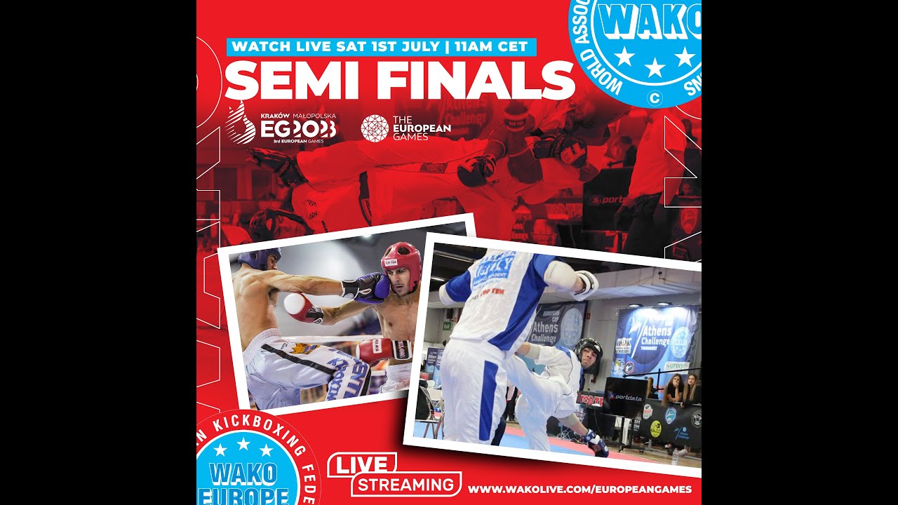Morning Session European Games Tatami Semi Finals 2023