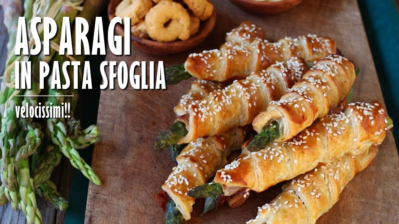 ASPARAGI IN PASTA SFOGLIA e TORCIGLIONI ALLO SPECK fatti in casa | Marianna Pascarella