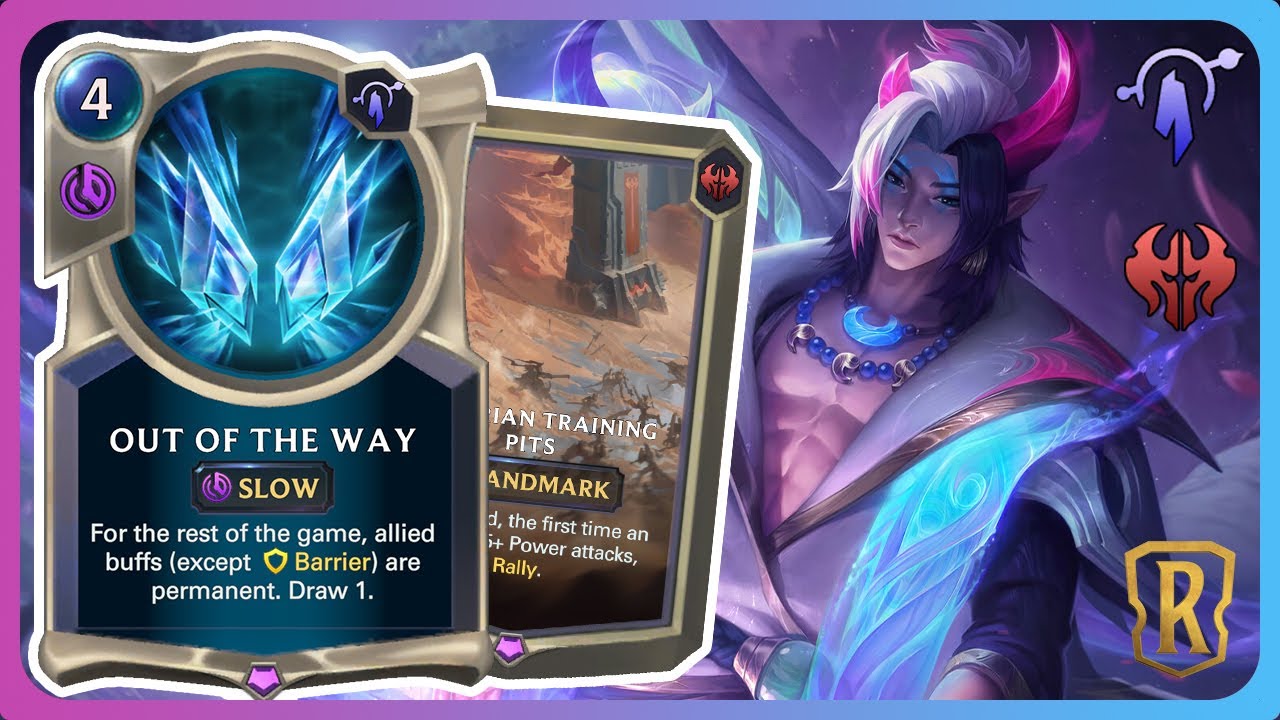 Unlimited Permanently Buffs!! | Riven + Aphelios + Out Of The Way deck  | Legends of Runeterra