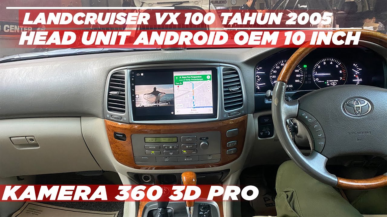 HEAD UNIT ORIGINAL LANDCRUISER VX 100 ANDA RUSAK? YUK DI UPGRADE DENGAN HEAD  UNIT ANDROID OEM