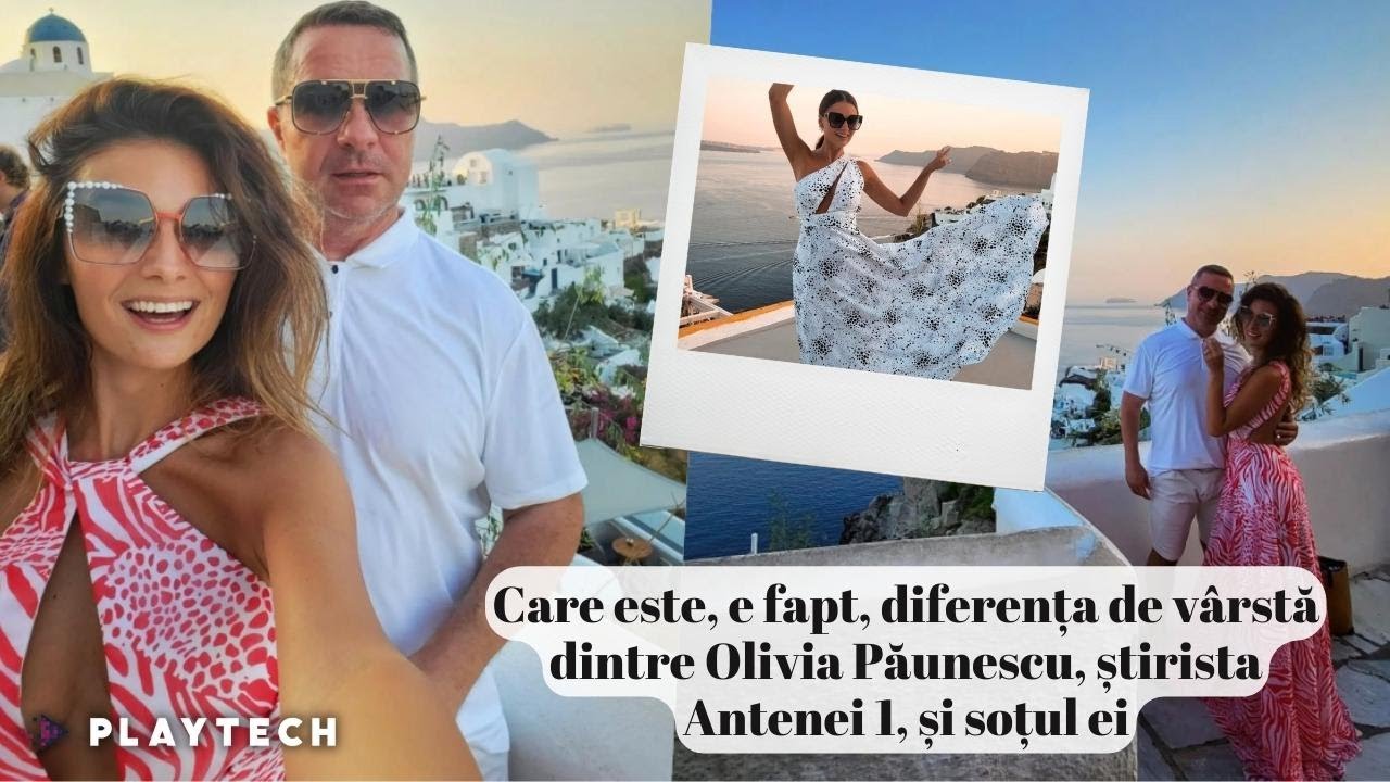 Care este, de fapt, diferența de vârstă dintre Olivia Păunescu, știrista Antenei 1, și soțul ei