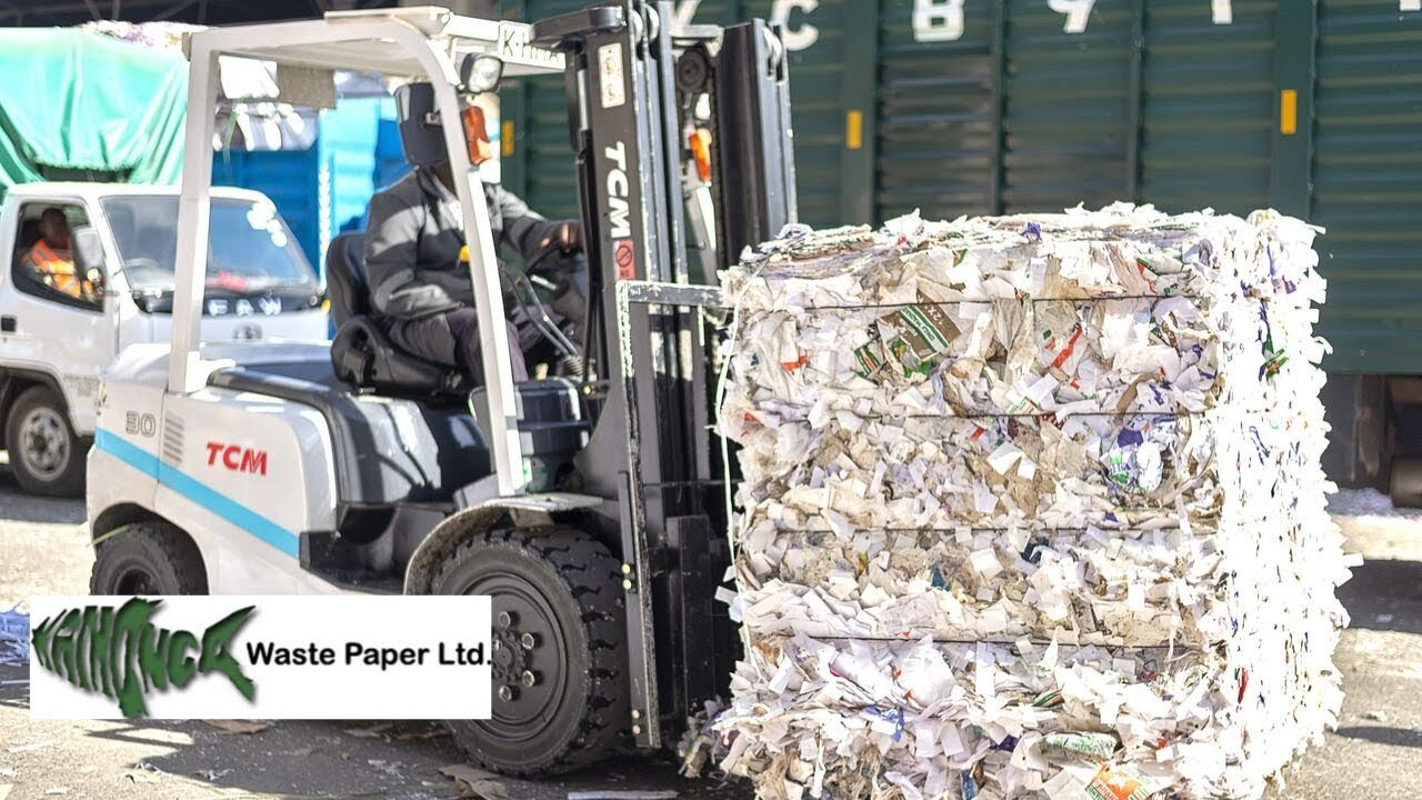 This Company is offering a solution to the waste paper management crisis. #Kamongo
