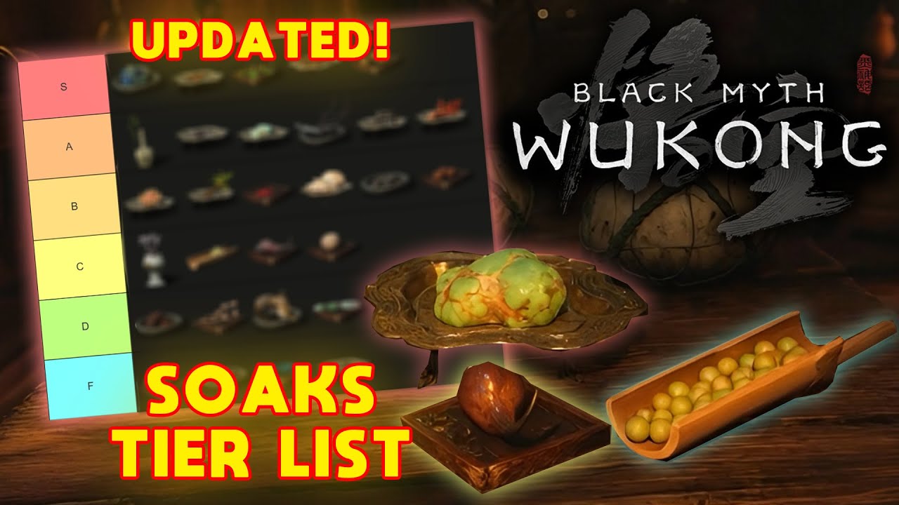 Black Myth Wukong Soak Tier List (NG+7)