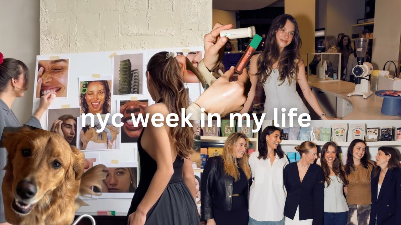 Weekly Vlog: events in NYC, speaking on a panel, photoshoot & wedding planning updates