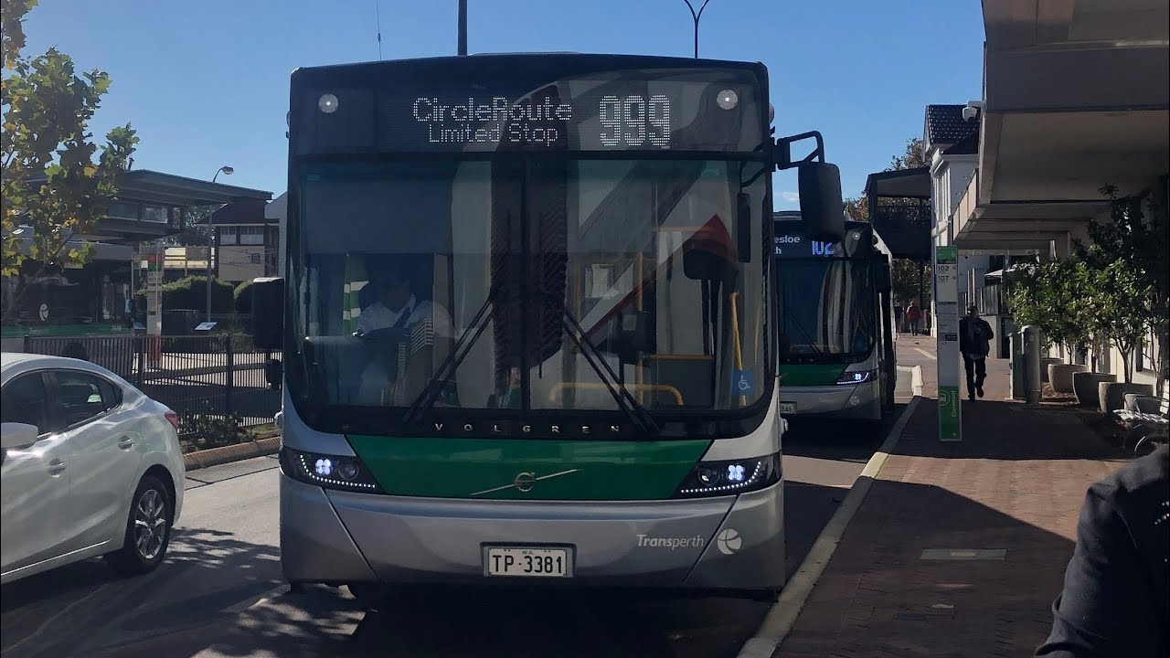 [750 Subs Spec] TP Bus Route No. 999 Part 6 - Claremont Station to Fremantle Station with TP3381