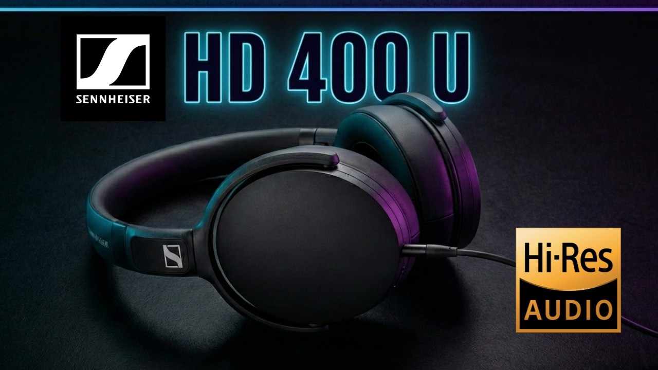 Наушники Sennheiser HD 400 U Hi-Res Audio, адаптер не требуется.