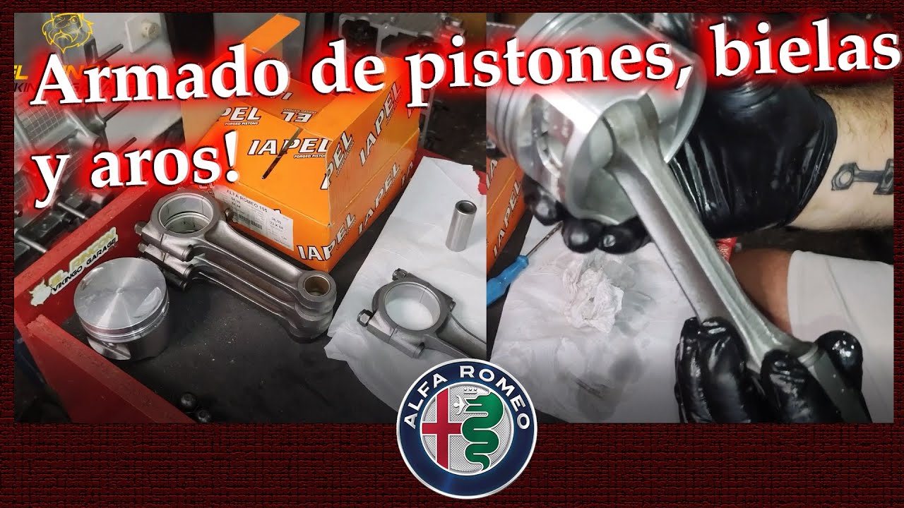 Alfa Romeo 155 TS 1992. Armado de pistones P. 8