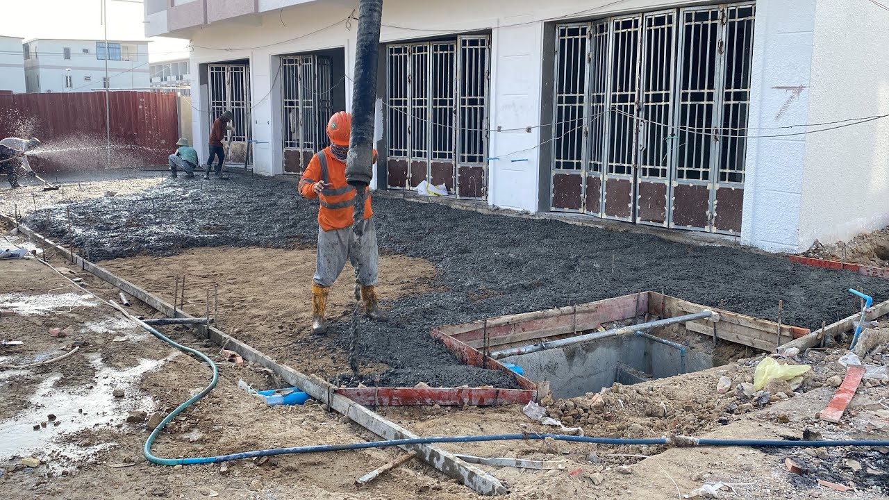 Concrete C30Slam So Good | Technology How To Pouring A Concrete Ground Floor House