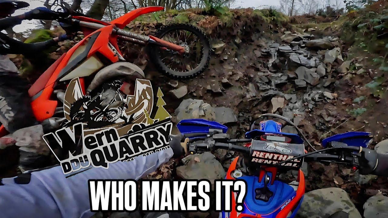 This Battle Nearly Destroyed my Bike | POV Wern Ddu Quarry