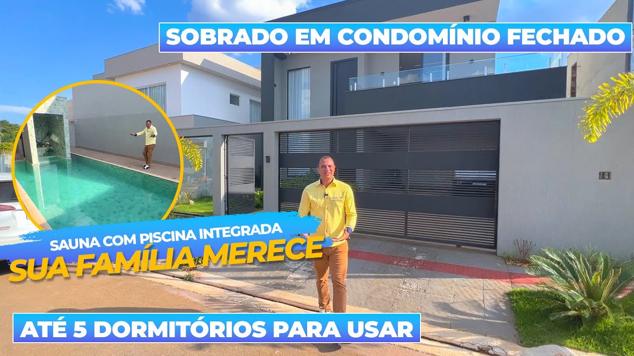 Duplex Alto Padrão 5 quartos duas sacadas uma belíssima suíte closet e piscina com sauna integrada