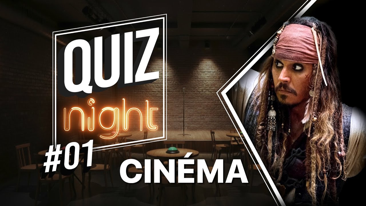 QUIZ NIGHT #01 - QUIZ CINEMA 60 QUESTIONS ( Répliques, affiches, rébus, questions...)