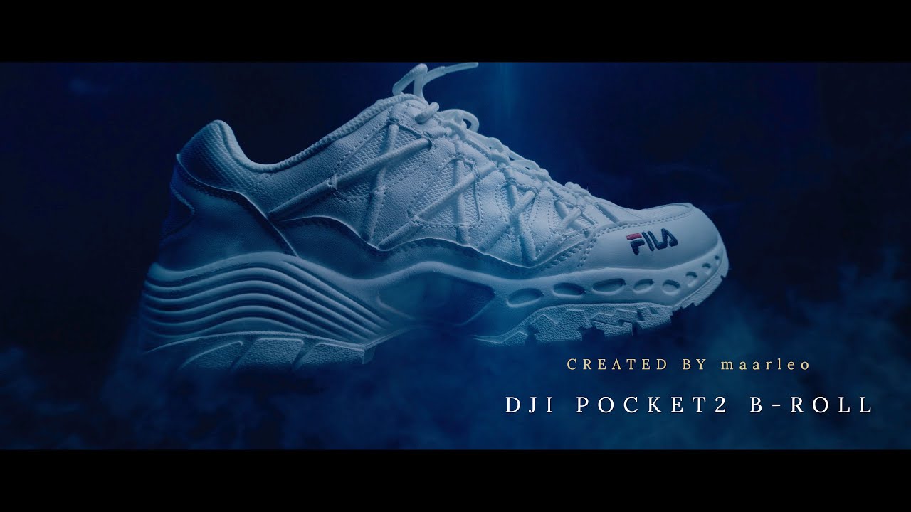 DJI pocket2 Broll Test shot, Ulanzi Macro lens, Fila shoes
