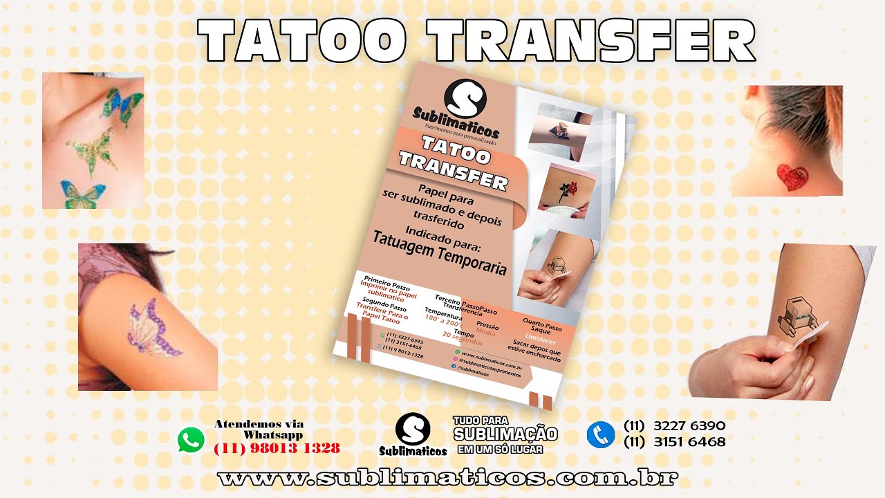 Tatuagem fake ou temporária
