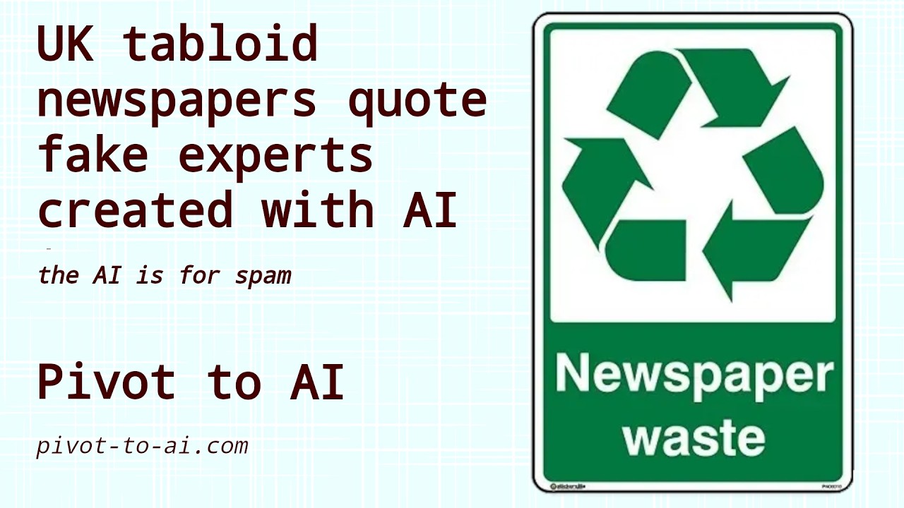 UK newspapers quote fake experts created with AI