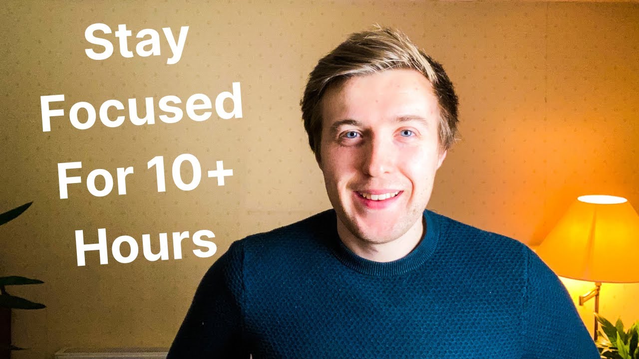 Why I'm Able to Study 10+ Hours per Day (How to Stay Productive)