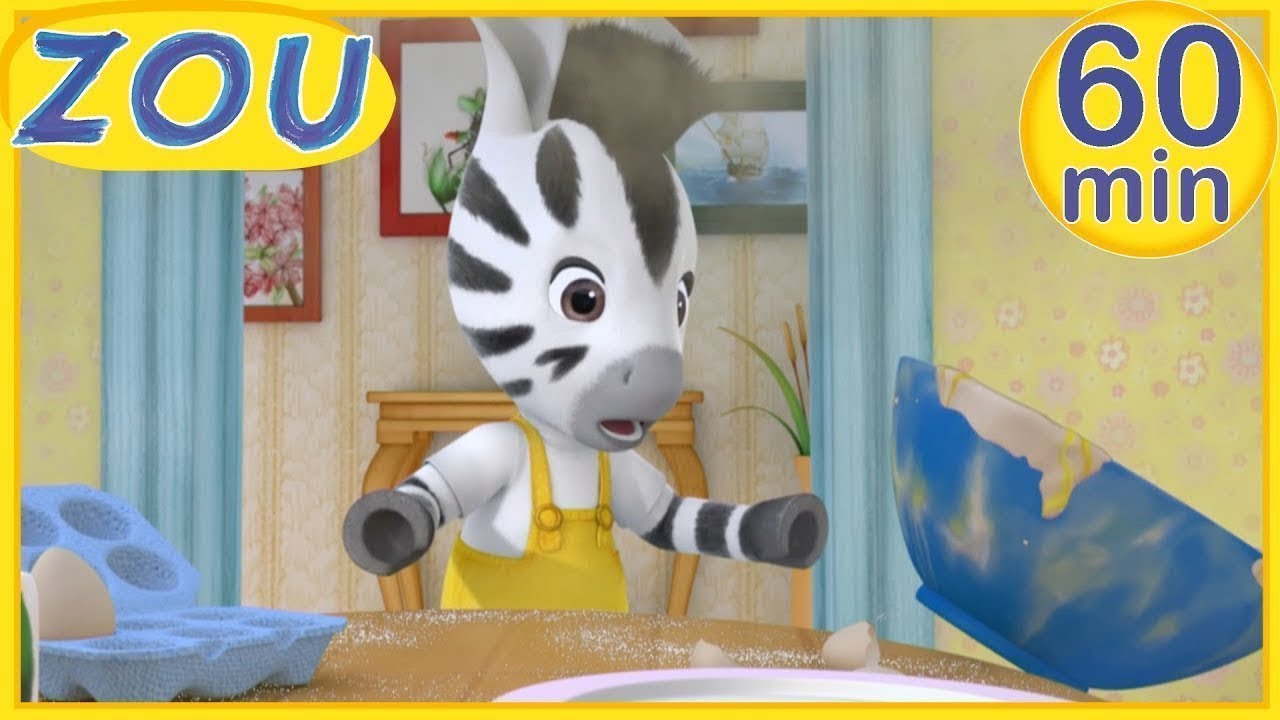 Zou in English 🔨 ZOU HELPS AROUND THE HOUSE 🏠 60 min COMPILATION | Cartoons