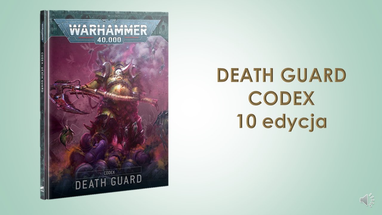 Osnowa Death Guard Nowy Codex do 10 edycji