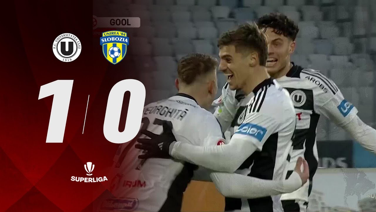 U CLUJ vs SLOBOZIA 1 - 0 | Studenții visează la Playoff l REZUMAT