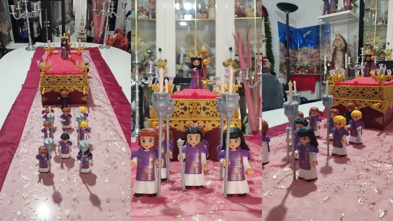 Procesión en Miniatura ARTABAN de Jesús Nazareno con Acólitos y Capataces FVL 2025 🙏🏻🕯️