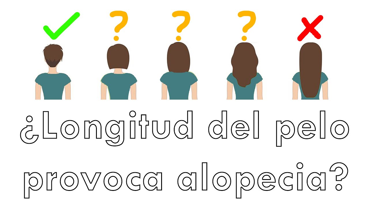 ¿Longitud del pelo provoca alopecia?