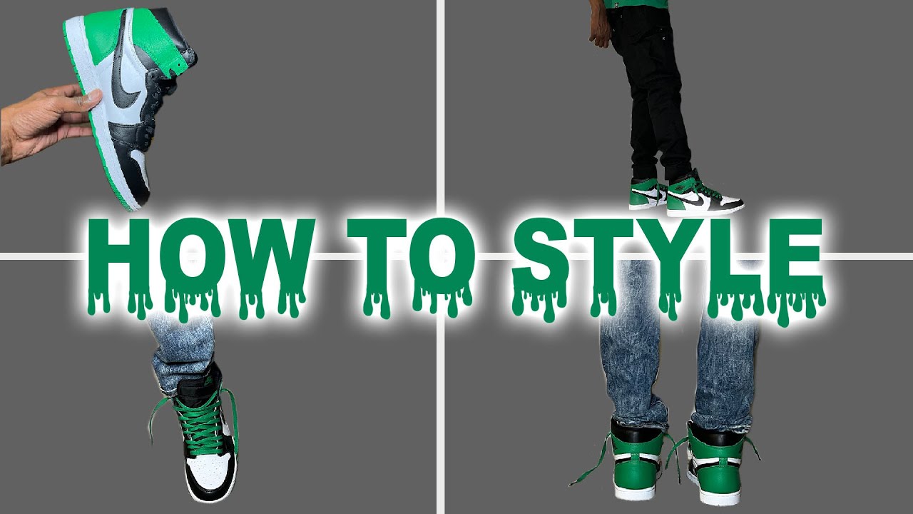 The BEST Pants 👖 To Wear With Lucky Green Air Jordan 1s! How To Style