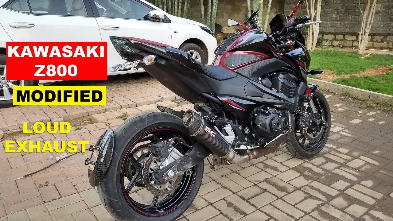z800 Exhaust Note SC PROJECT installed - Its Loud