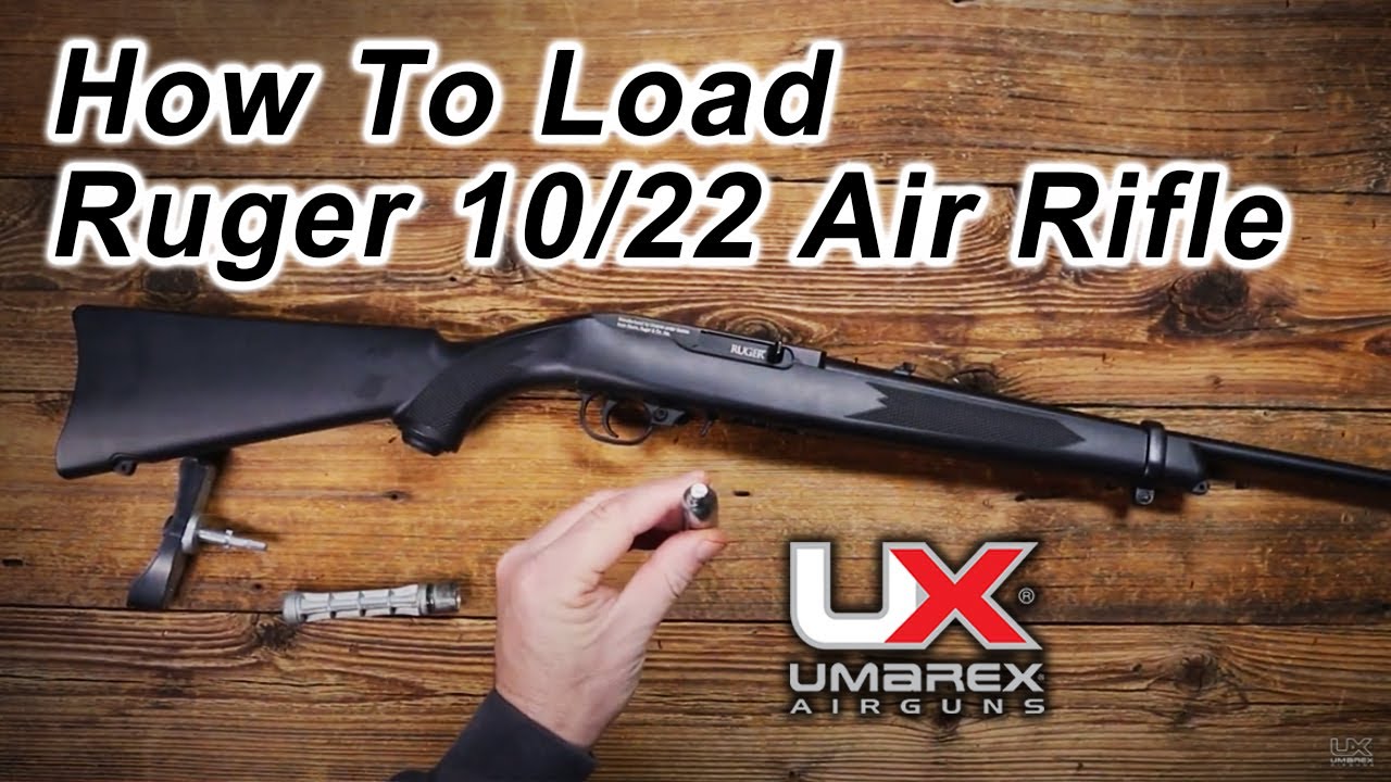 How to Load CO2 and Pellets in the Ruger 10/22 Air Rifle Umarex Airguns