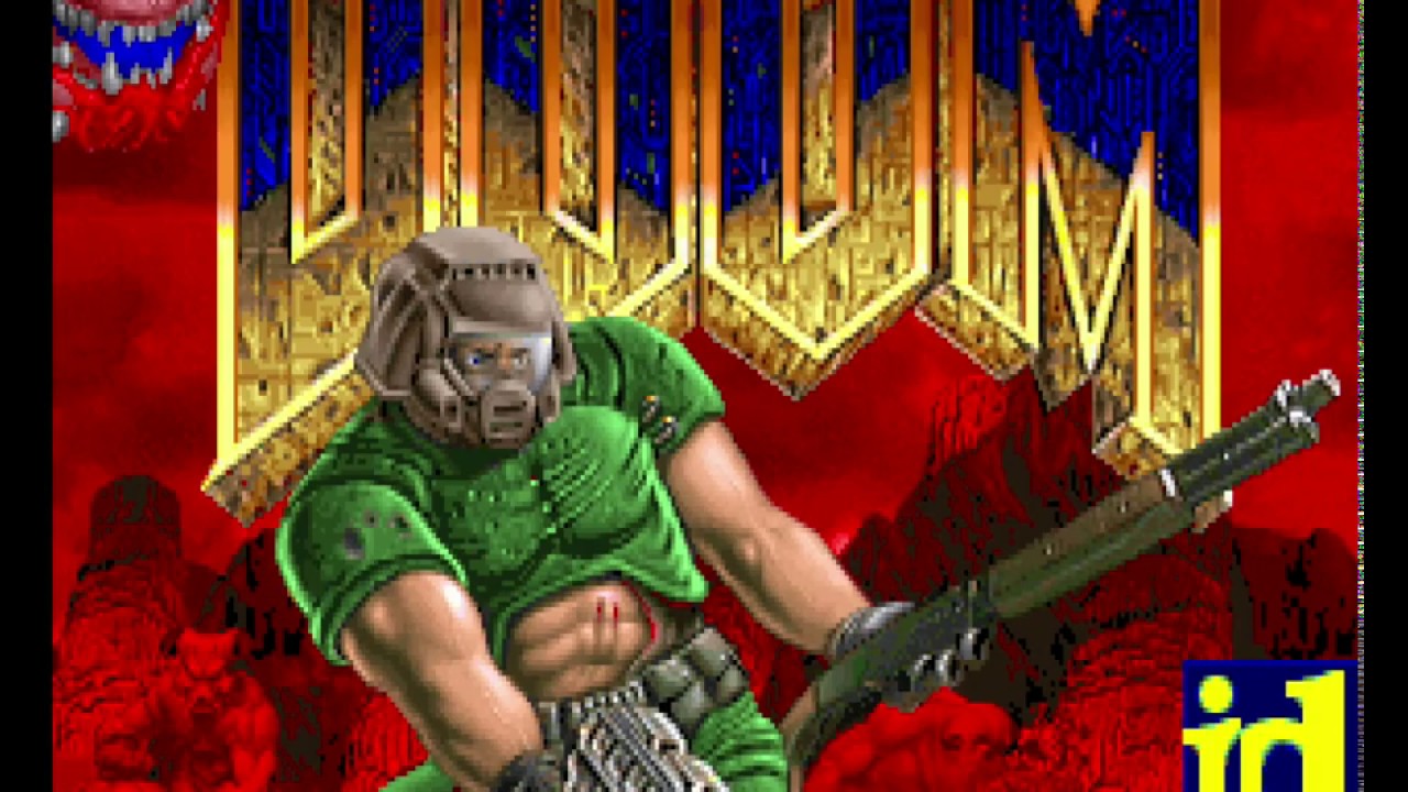PC9821 Roland SC-55mkII GAMEPLAY DOOM AND ONLY MIDI PLAY SOUND