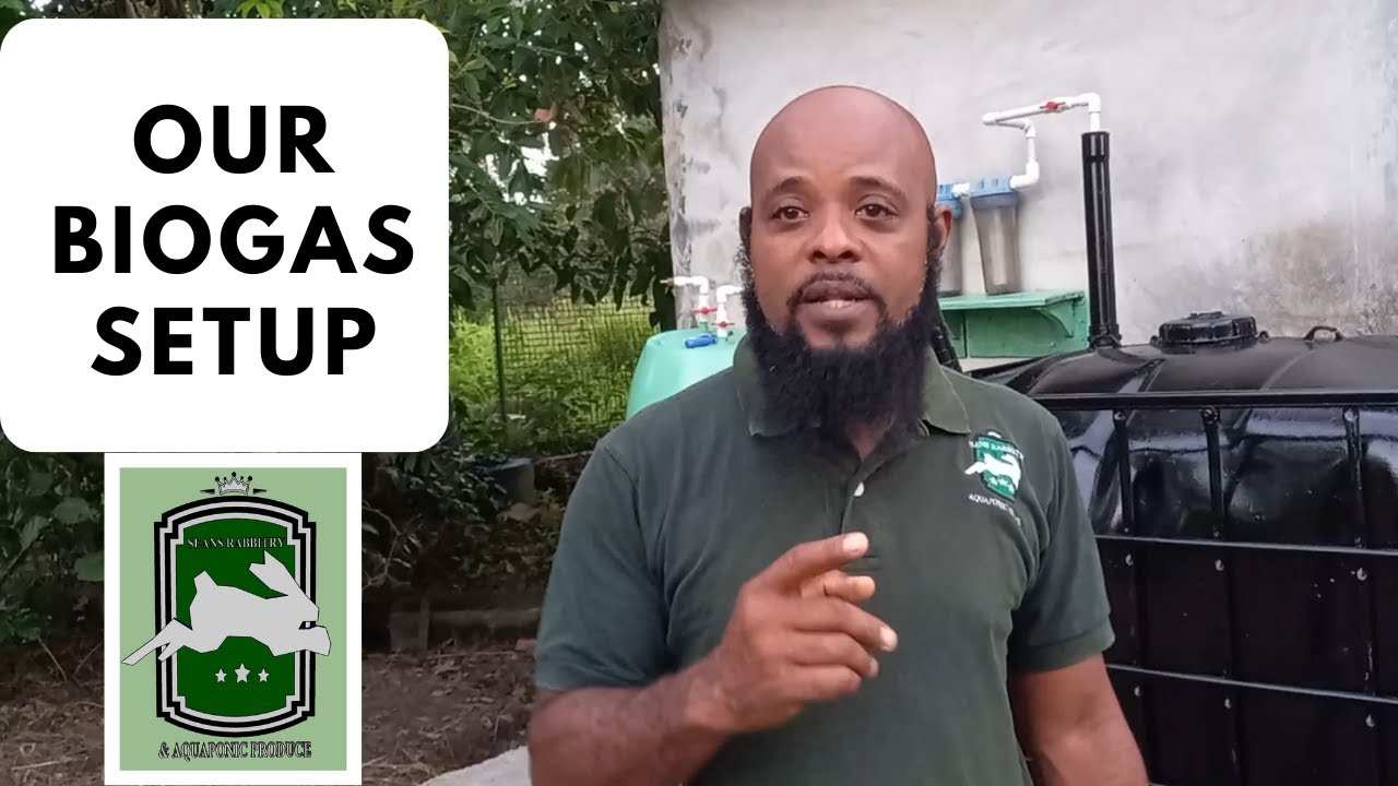 Trinidad Rabbit Farming - Our Biogas Setup
