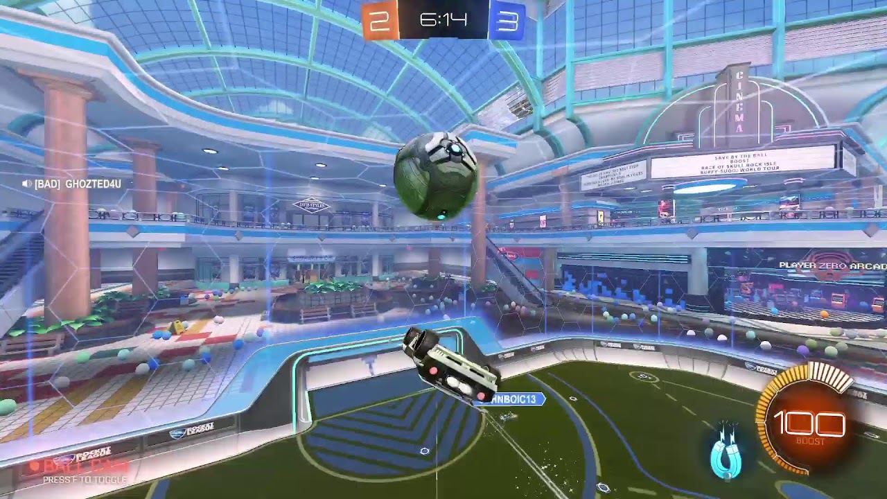 Securing my Champ Rank in Rocket League