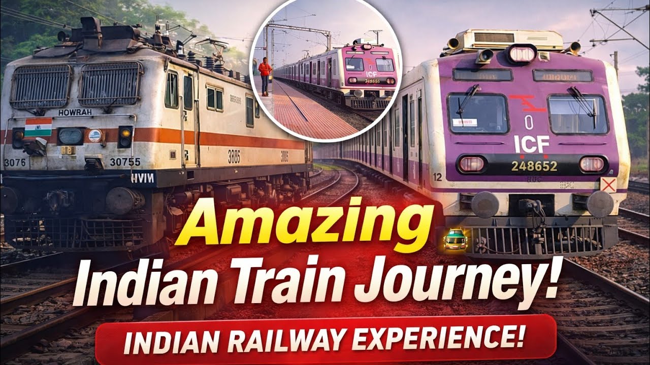 Indian Train Action Compilation | WAP7 & EMU Local 🚆