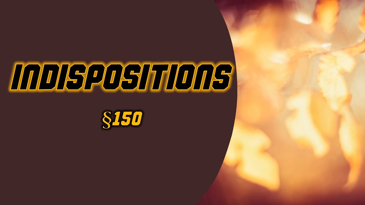 ||INDISPOSITIONS|| APHORISM-150 ||DR.DEEKSHA||