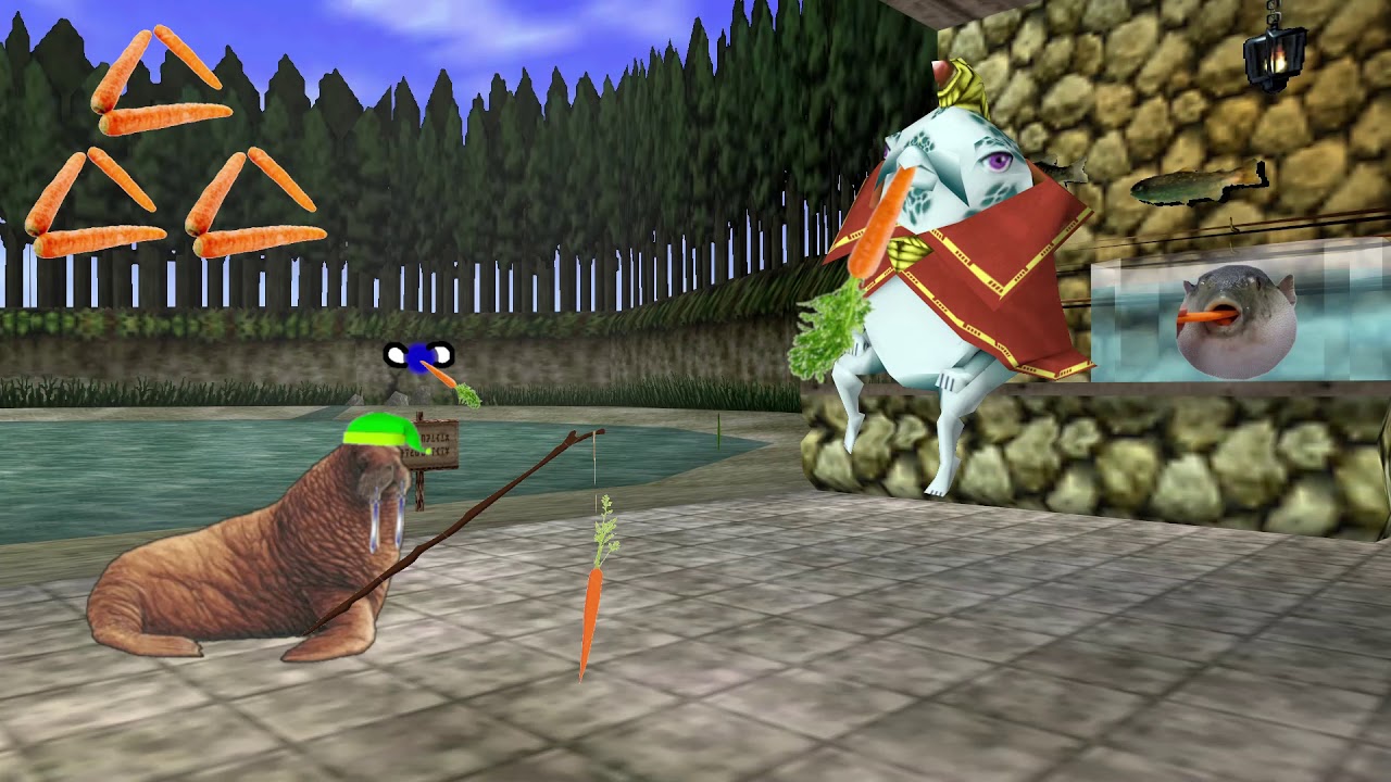 kakariko village but its the version that plays while you play that fishing game