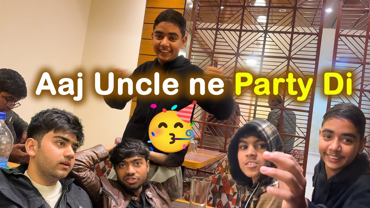 Aaj uncle ne di party 🥳@Radhevlogs-02 //vlog7//