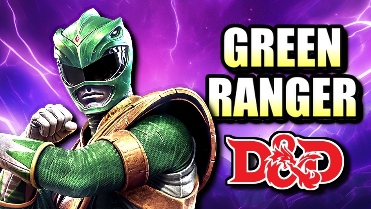 How to Build the GREEN RANGER in D&D!