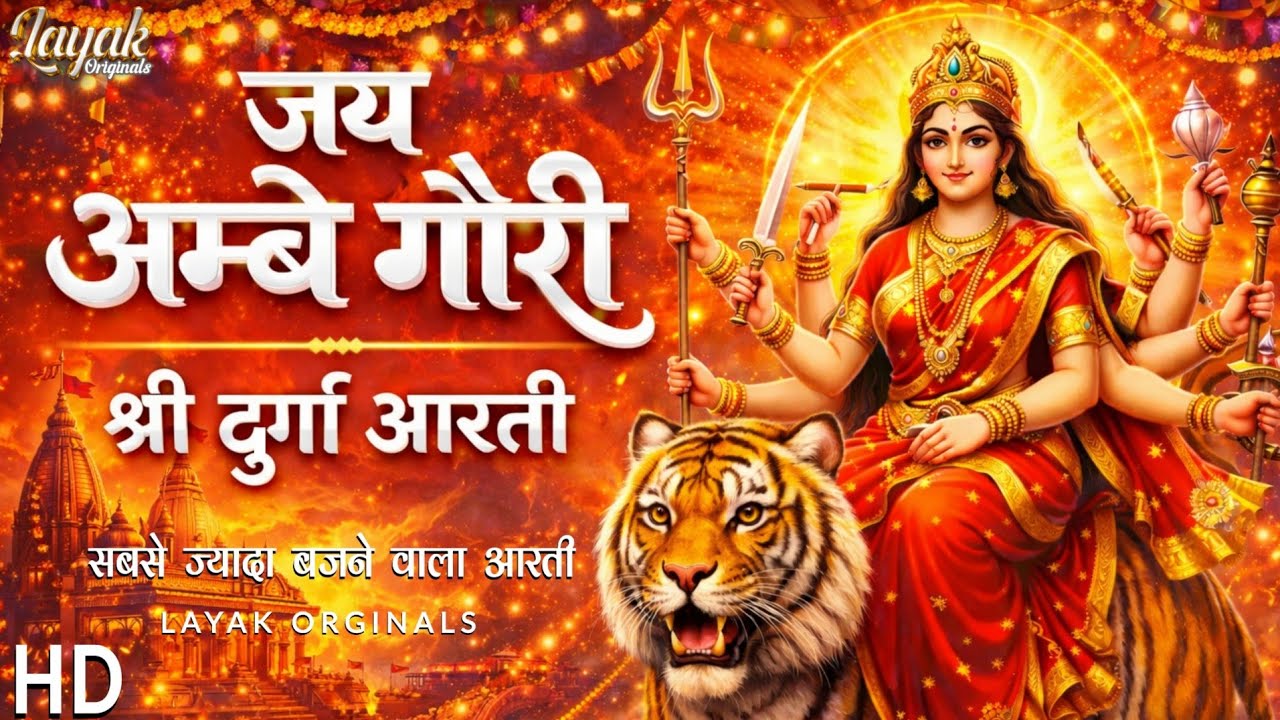 नवरात्रि विशेष आरती: जय अम्बे गौरी Jai Ambe Gauri Aarti,🙏Durga Ji Aarti🙏, Navdurga Stuti,Devi Aarti