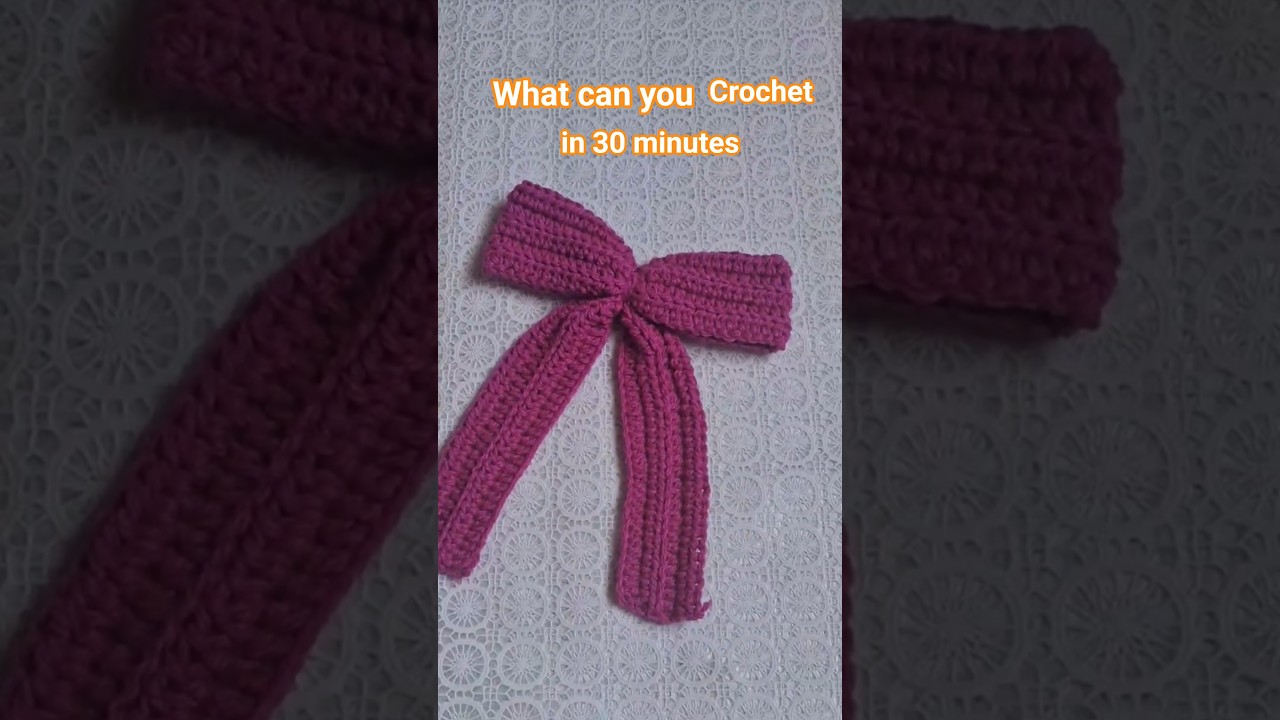 30-minute crochet project✨🧶